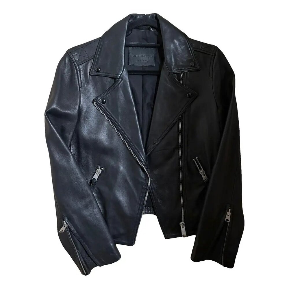 Allsaints "Dalby" Leather Jacket New - Size 38 (US6)